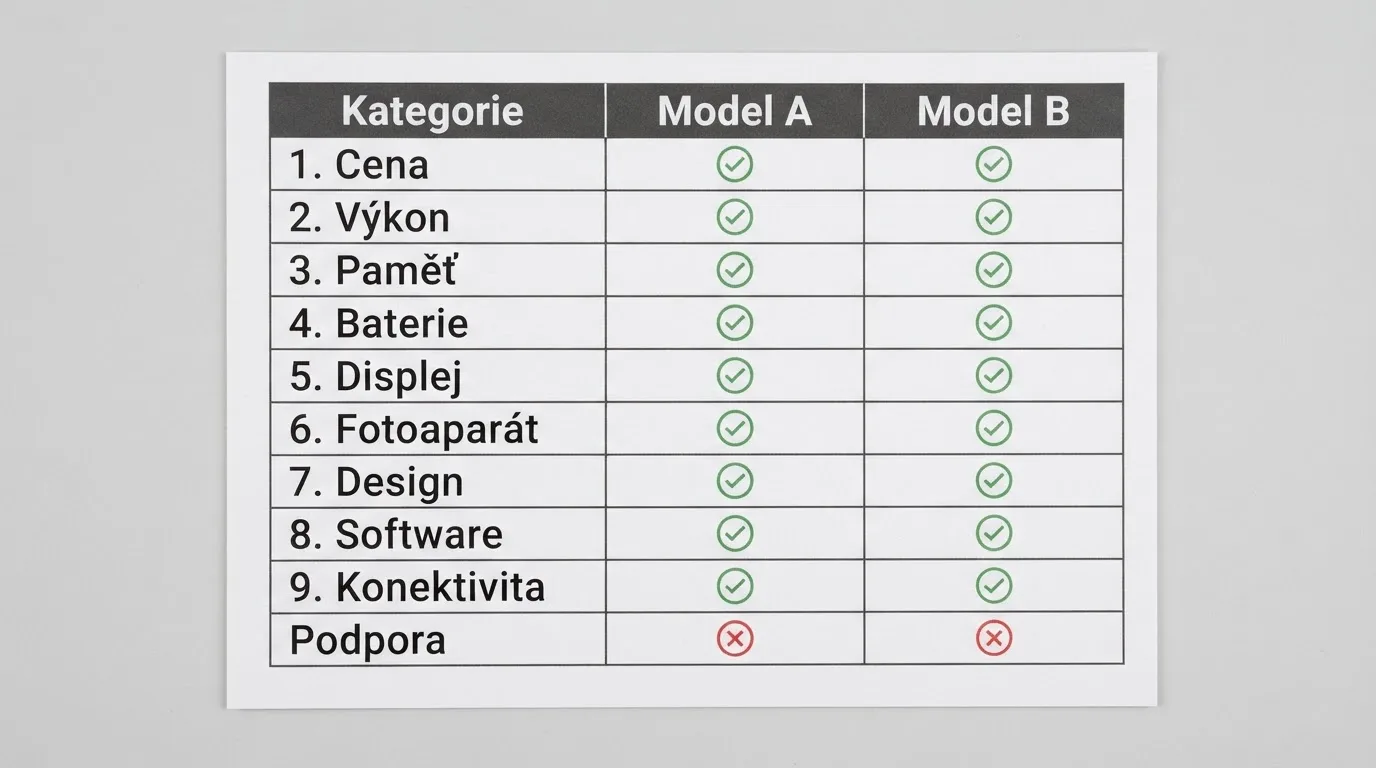 Tabulka s deseti operátory a třemi barevně odlišenými sloupci — česká licence, Bank iD, napojení na RVO — kde devět řádků nese zelené značky a jeden červené